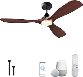 Best indoor 60 inch ceiling fan with light and low cfm