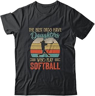 Best dads have daughters shirt softball