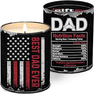 Best dad ever candle