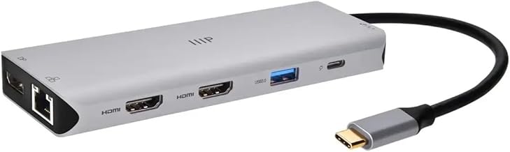 Best monoprice 13-in-1 dual-hdmi + dp mst dock premium usb-c hub